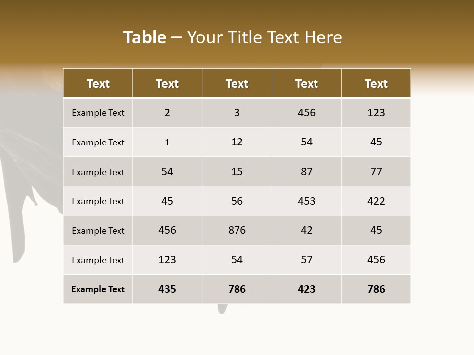 Wild Bat Black PowerPoint Template