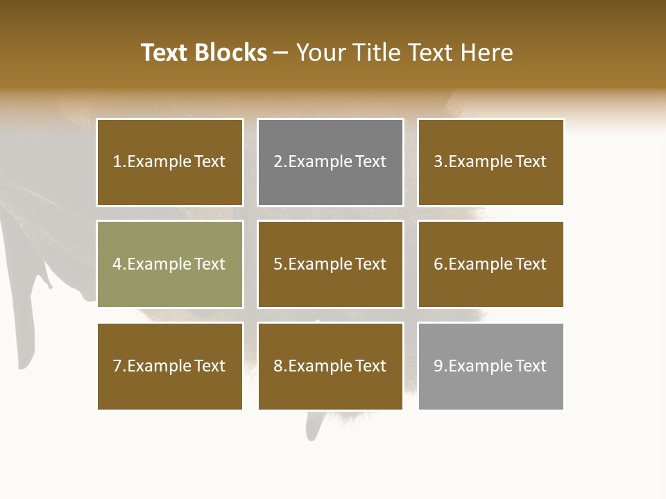 Wild Bat Black PowerPoint Template