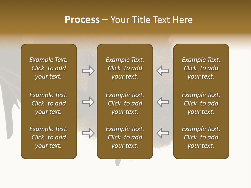 Wild Bat Black PowerPoint Template