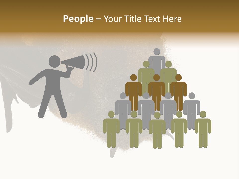 Wild Bat Black PowerPoint Template