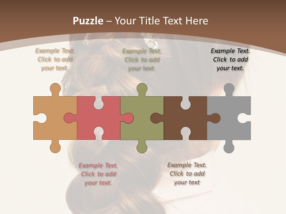 Elegant Clean Girl PowerPoint Template