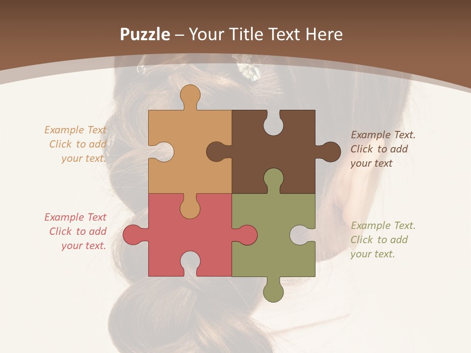 Elegant Clean Girl PowerPoint Template