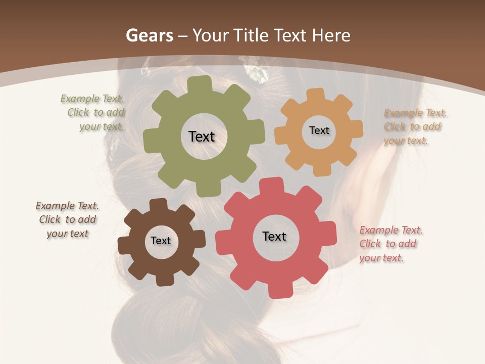 Elegant Clean Girl PowerPoint Template