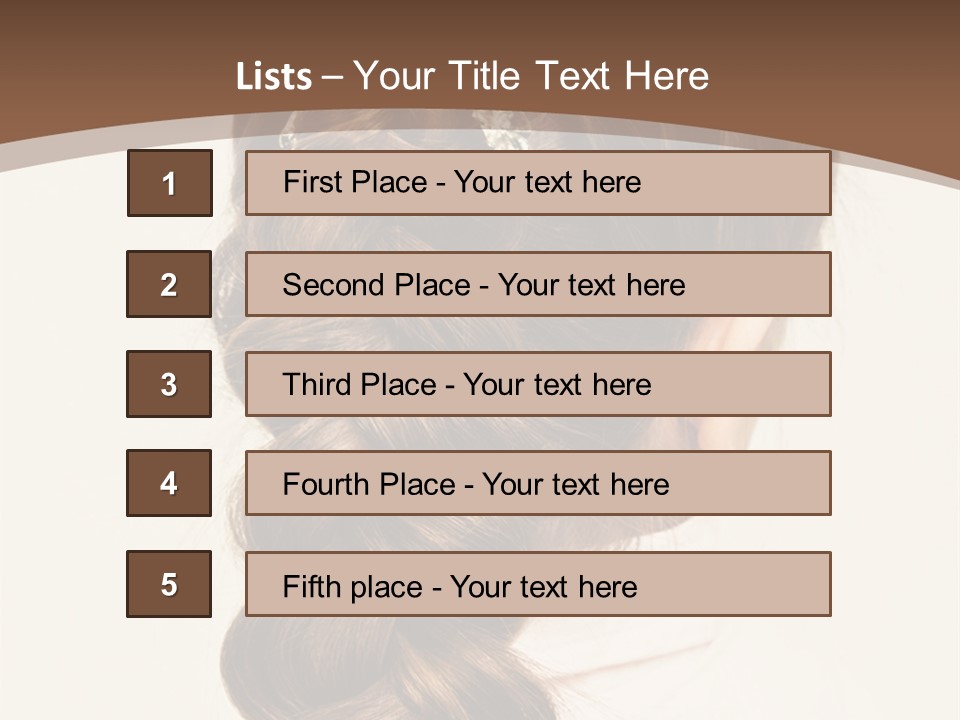 Elegant Clean Girl PowerPoint Template