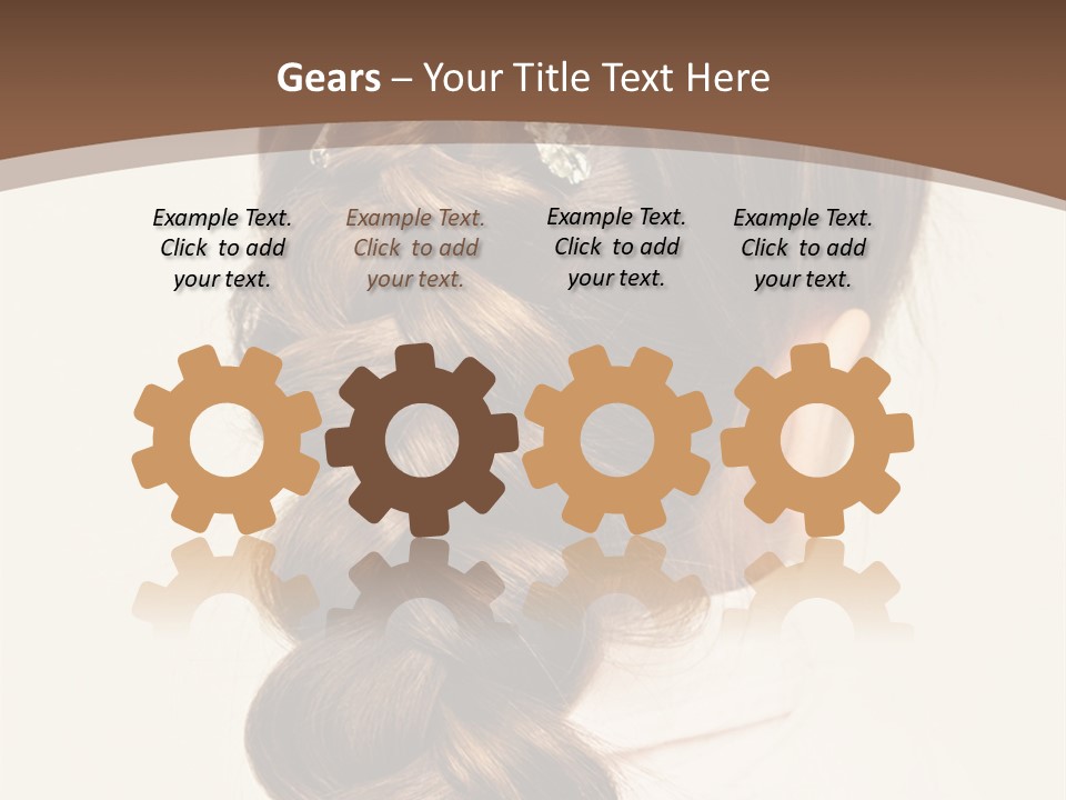 Elegant Clean Girl PowerPoint Template