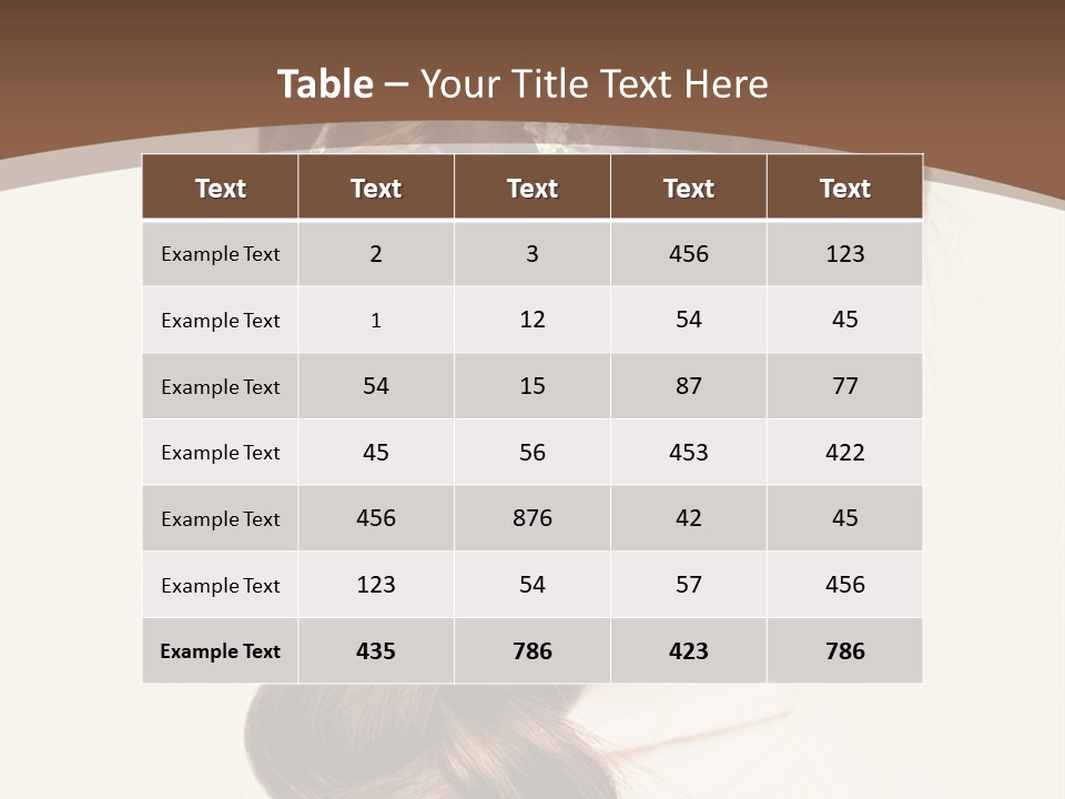 Elegant Clean Girl PowerPoint Template