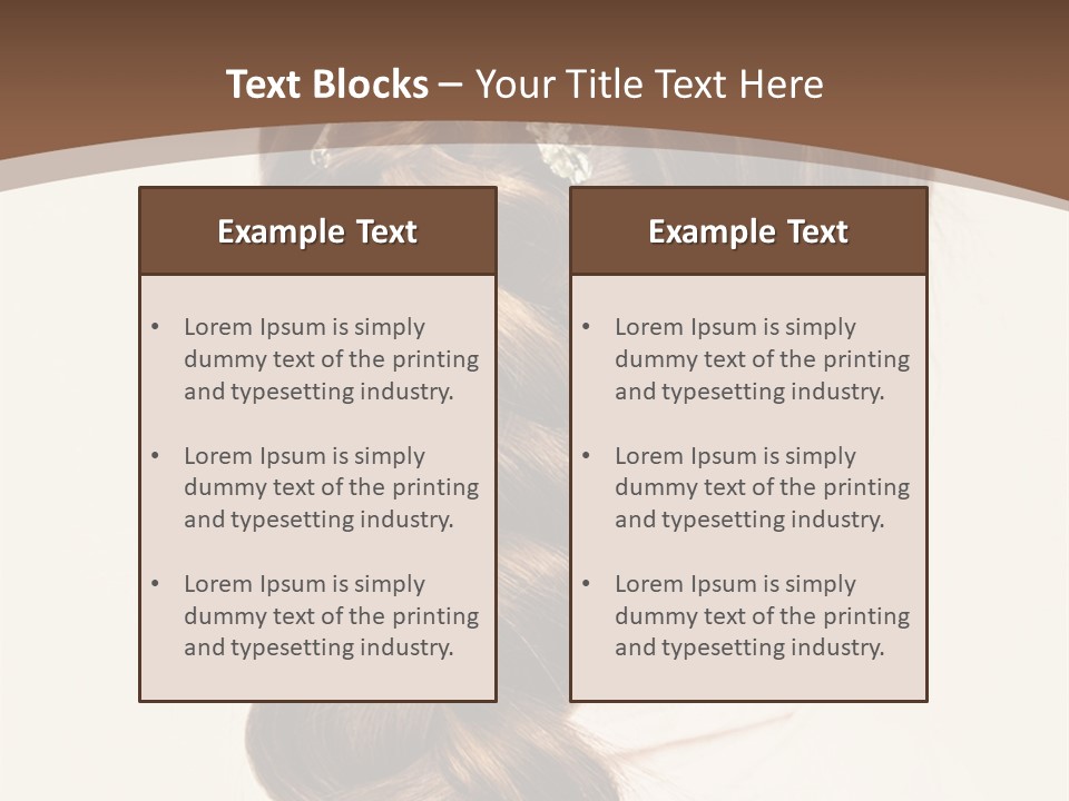 Elegant Clean Girl PowerPoint Template