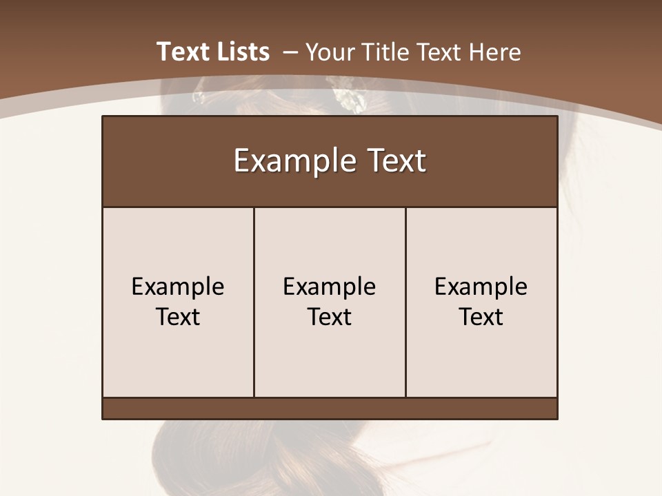 Elegant Clean Girl PowerPoint Template