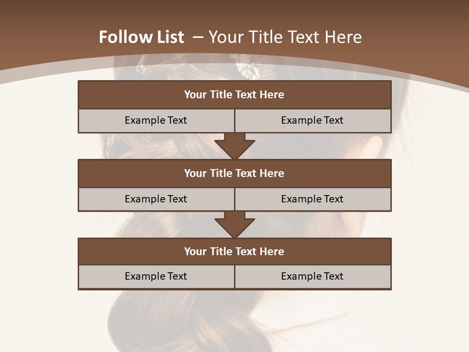 Elegant Clean Girl PowerPoint Template