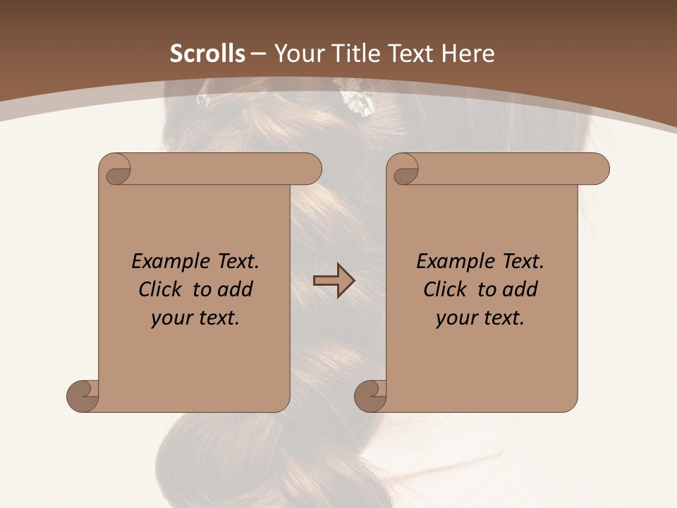 Elegant Clean Girl PowerPoint Template