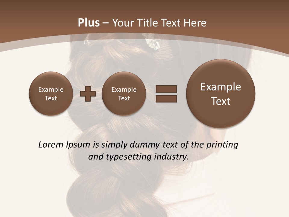 Elegant Clean Girl PowerPoint Template