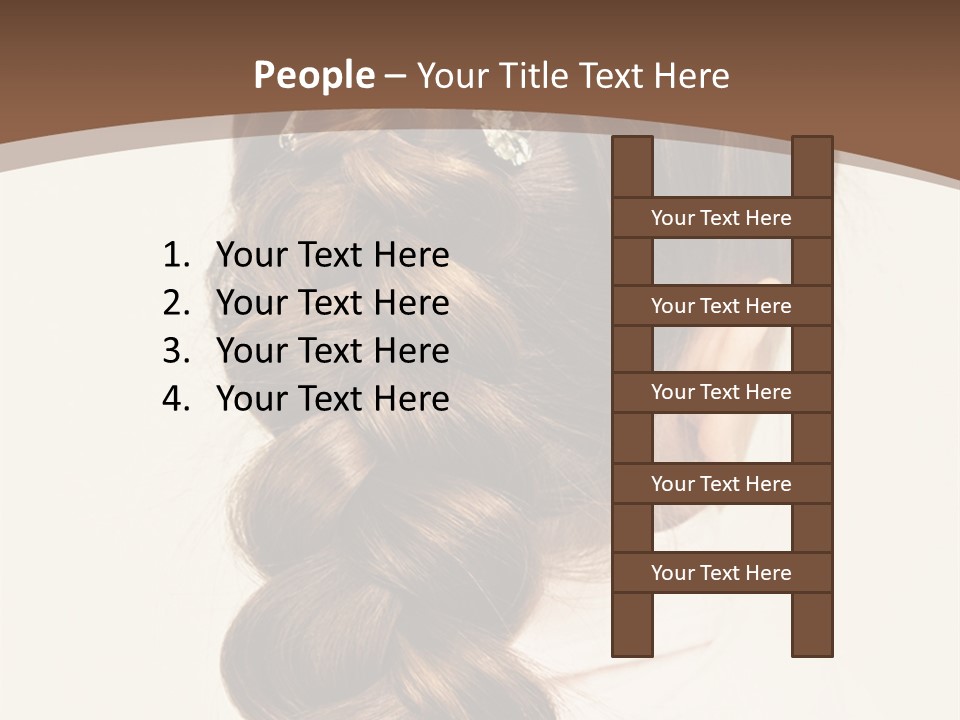 Elegant Clean Girl PowerPoint Template