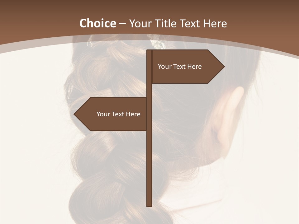 Elegant Clean Girl PowerPoint Template