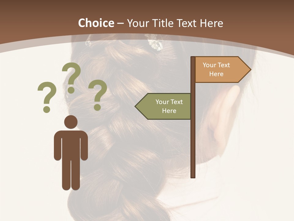 Elegant Clean Girl PowerPoint Template