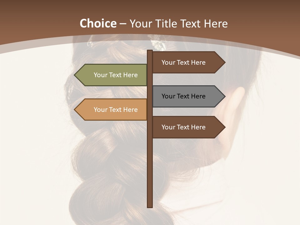 Elegant Clean Girl PowerPoint Template