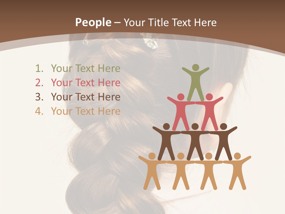 Elegant Clean Girl PowerPoint Template