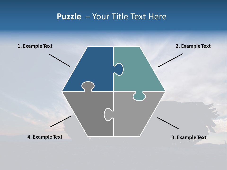 Mortar Gulf Military PowerPoint Template