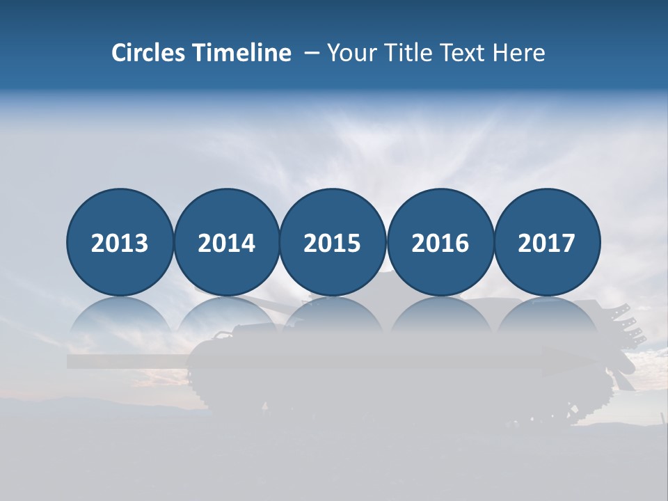 Mortar Gulf Military PowerPoint Template