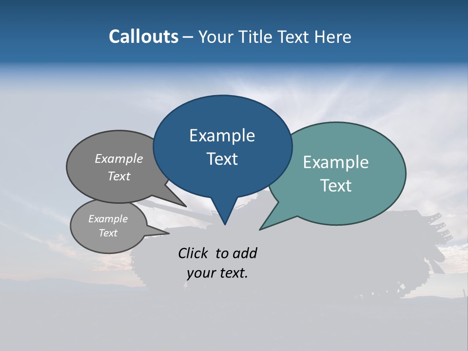 Mortar Gulf Military PowerPoint Template