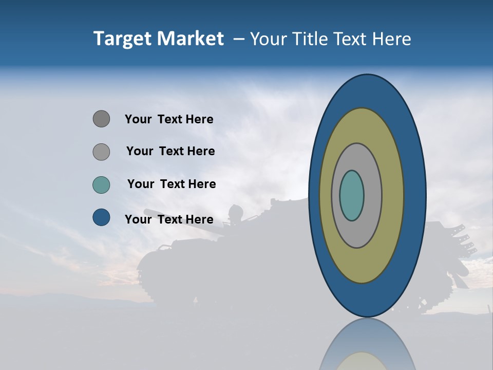 Mortar Gulf Military PowerPoint Template