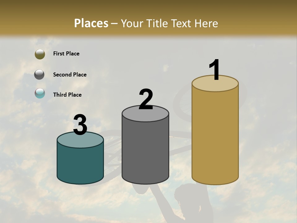 Fitness Ride Young PowerPoint Template