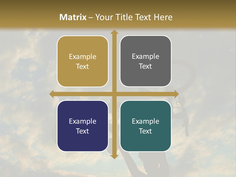 Fitness Ride Young PowerPoint Template