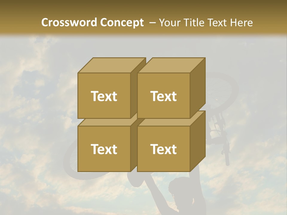 Fitness Ride Young PowerPoint Template