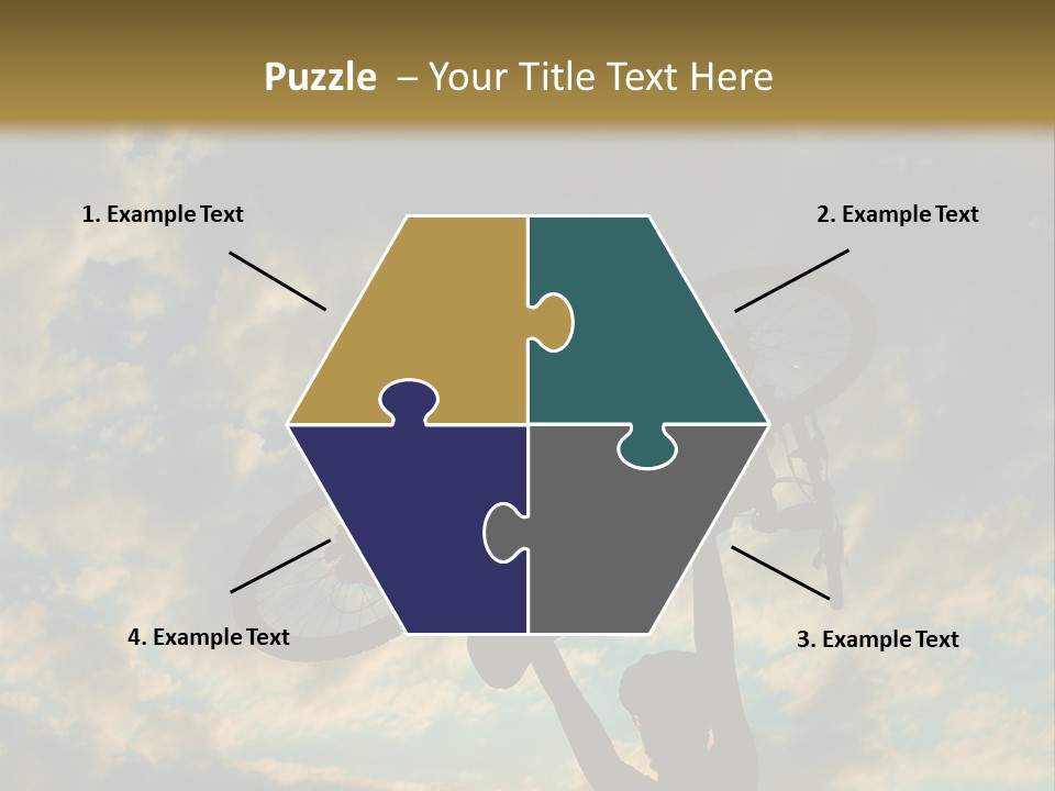 Fitness Ride Young PowerPoint Template