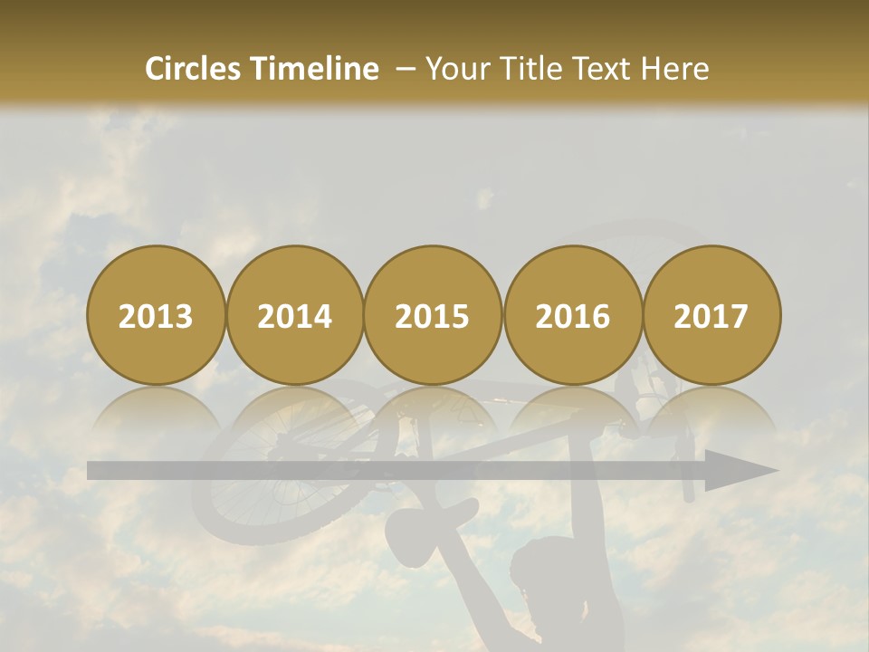 Fitness Ride Young PowerPoint Template