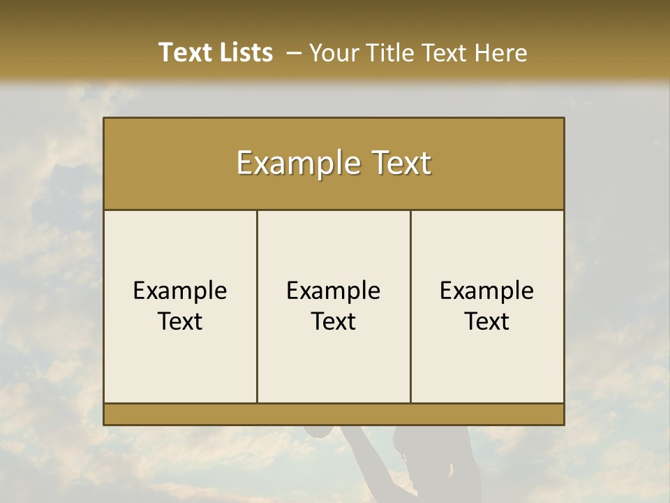 Fitness Ride Young PowerPoint Template