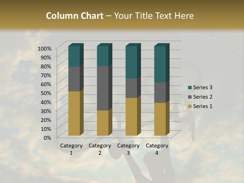 Fitness Ride Young PowerPoint Template