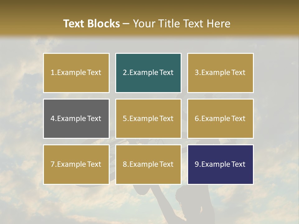 Fitness Ride Young PowerPoint Template