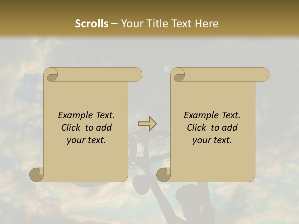 Fitness Ride Young PowerPoint Template