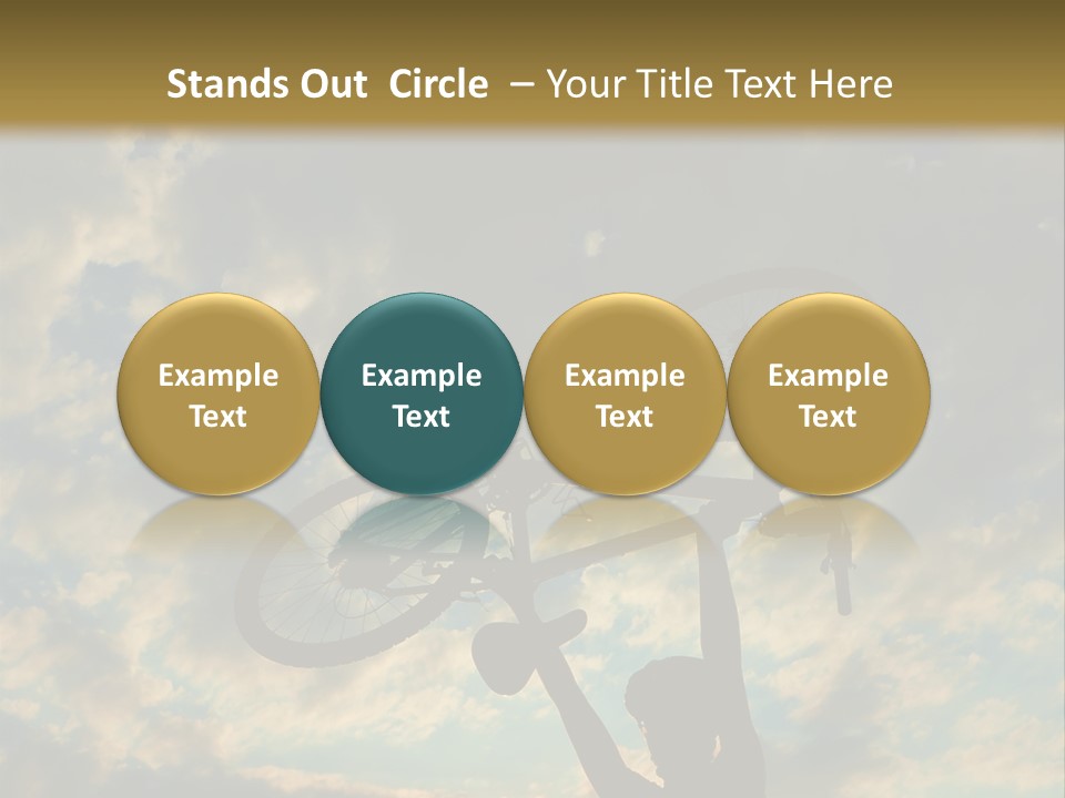 Fitness Ride Young PowerPoint Template