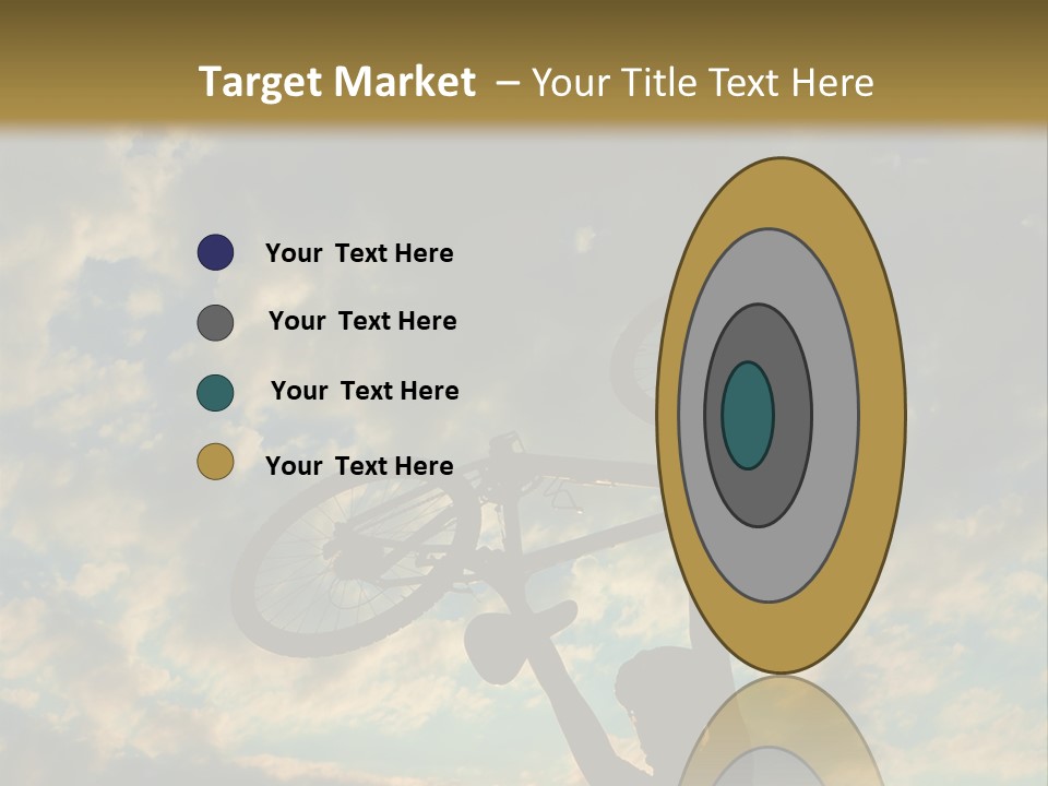 Fitness Ride Young PowerPoint Template