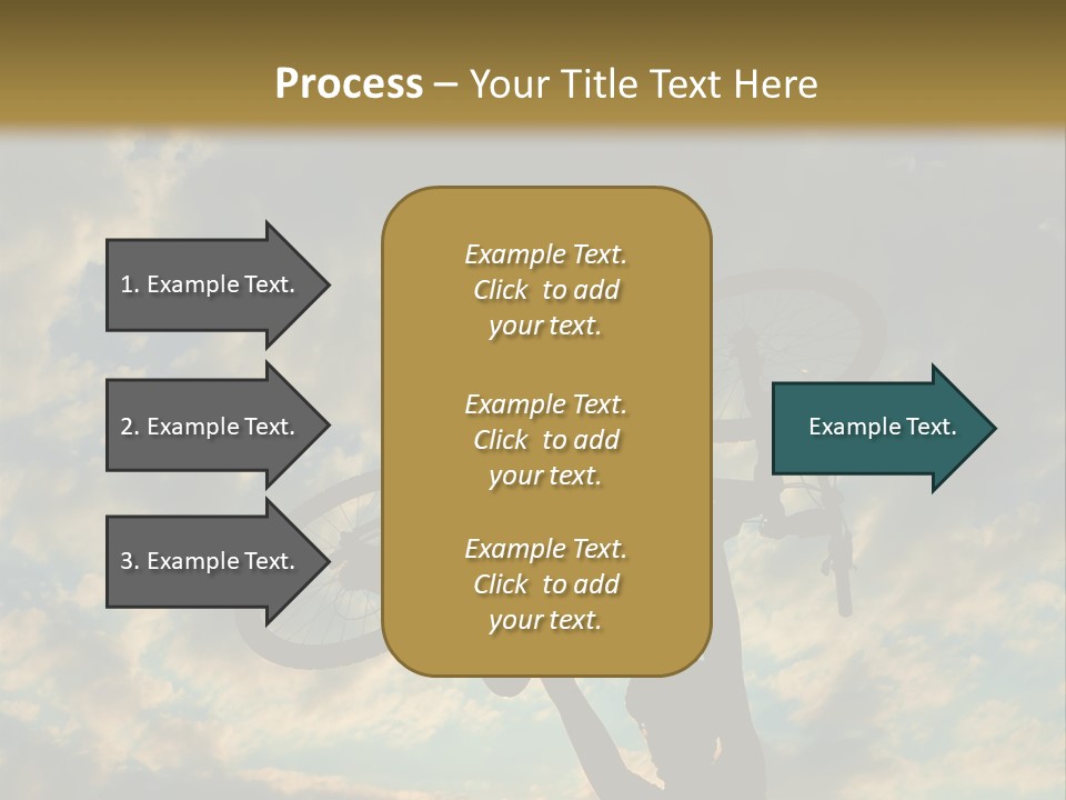 Fitness Ride Young PowerPoint Template