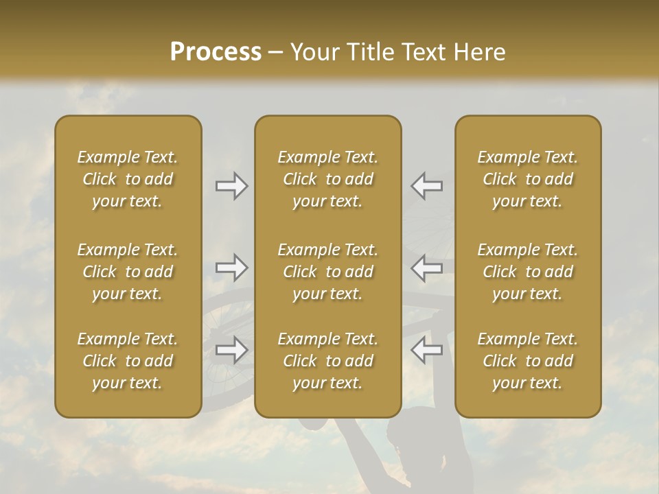 Fitness Ride Young PowerPoint Template