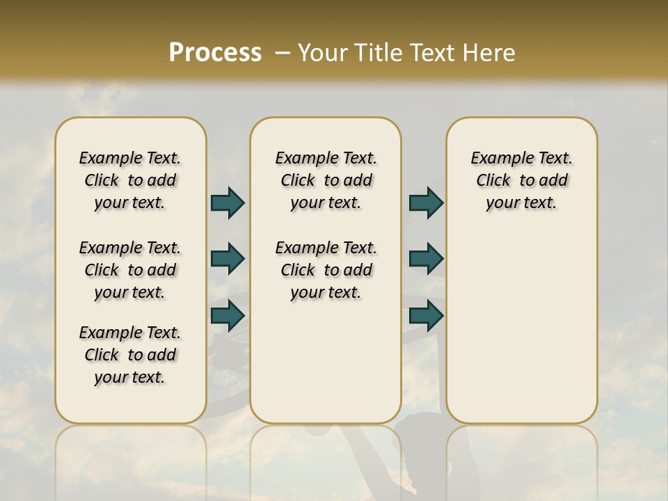 Fitness Ride Young PowerPoint Template