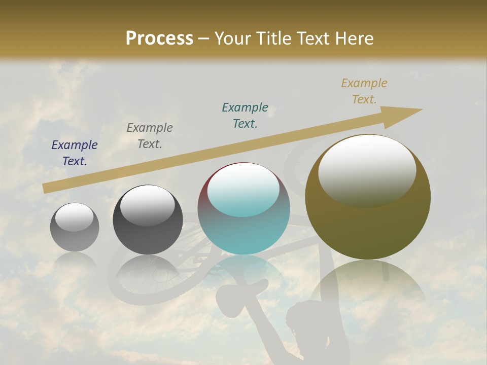 Fitness Ride Young PowerPoint Template