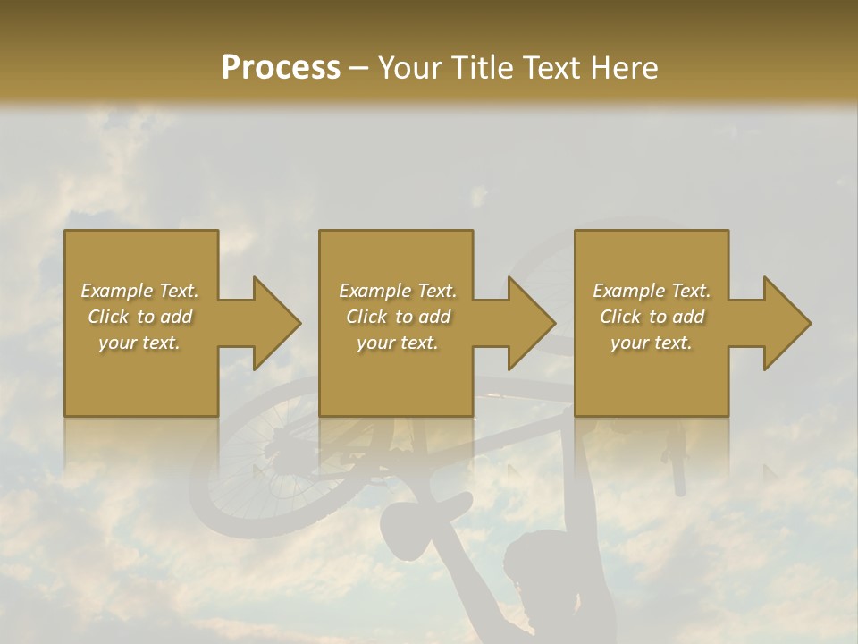 Fitness Ride Young PowerPoint Template