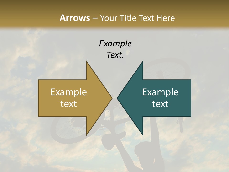 Fitness Ride Young PowerPoint Template