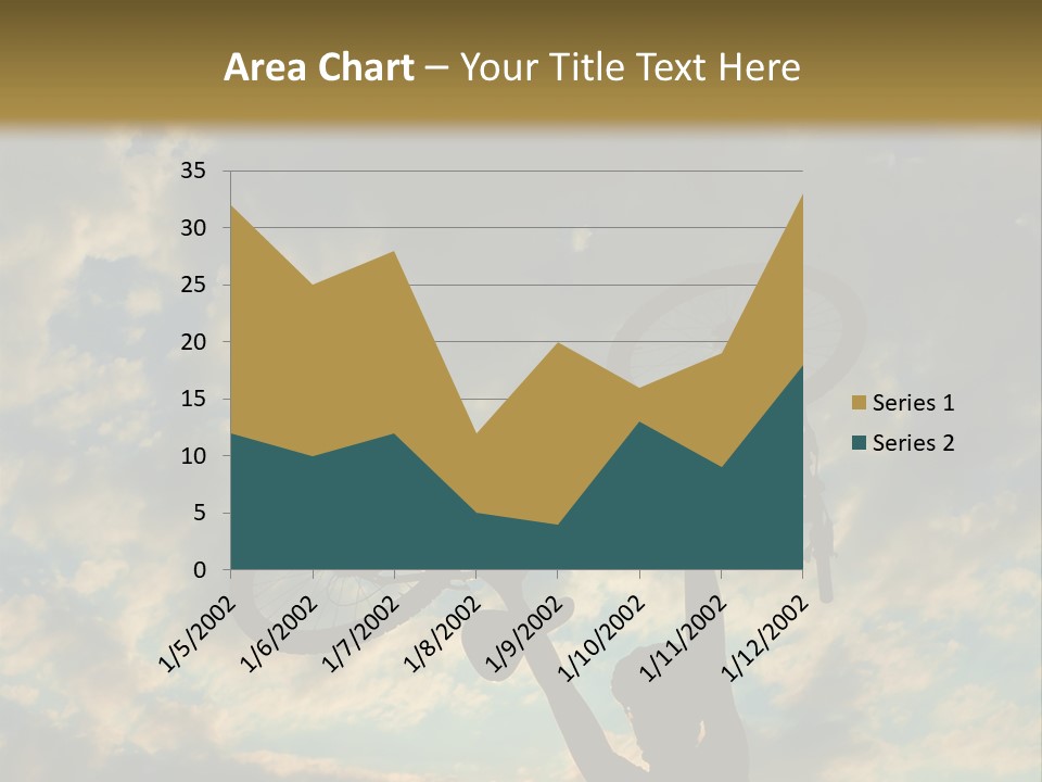 Fitness Ride Young PowerPoint Template