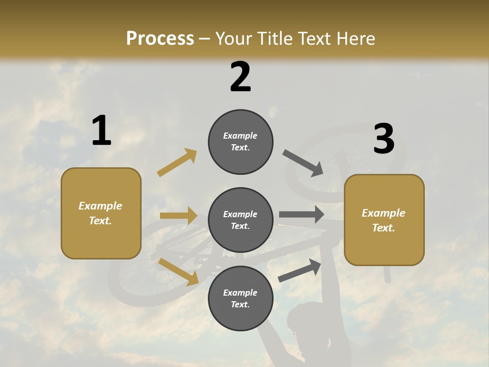 Fitness Ride Young PowerPoint Template