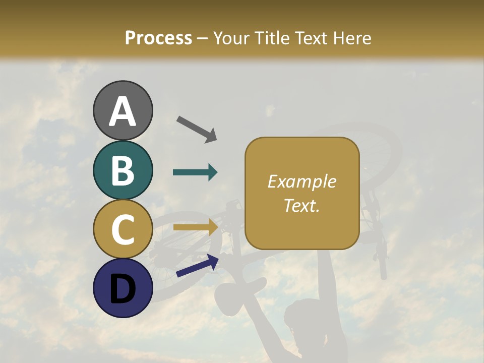 Fitness Ride Young PowerPoint Template