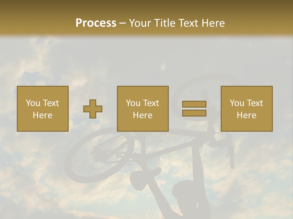Fitness Ride Young PowerPoint Template