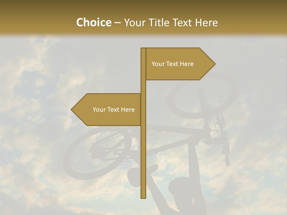 Fitness Ride Young PowerPoint Template