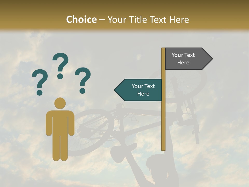 Fitness Ride Young PowerPoint Template