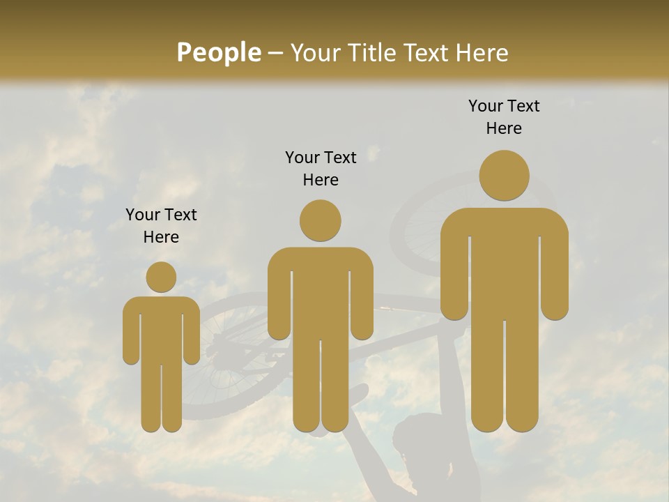 Fitness Ride Young PowerPoint Template