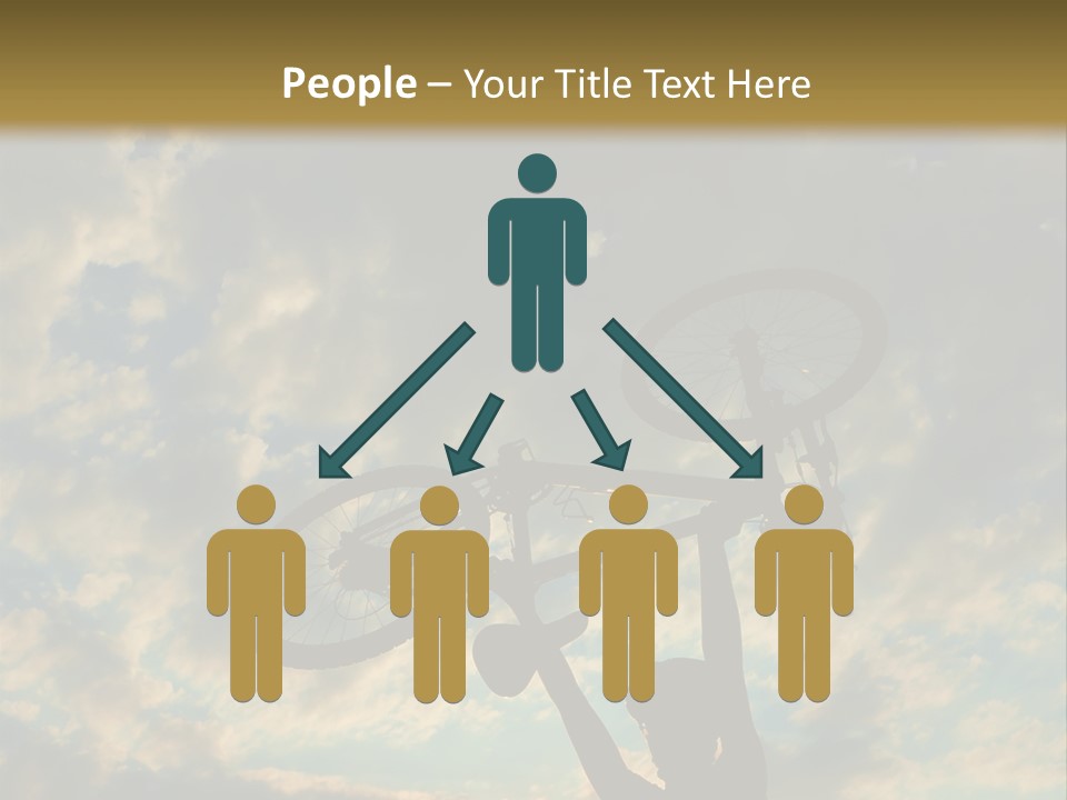 Fitness Ride Young PowerPoint Template