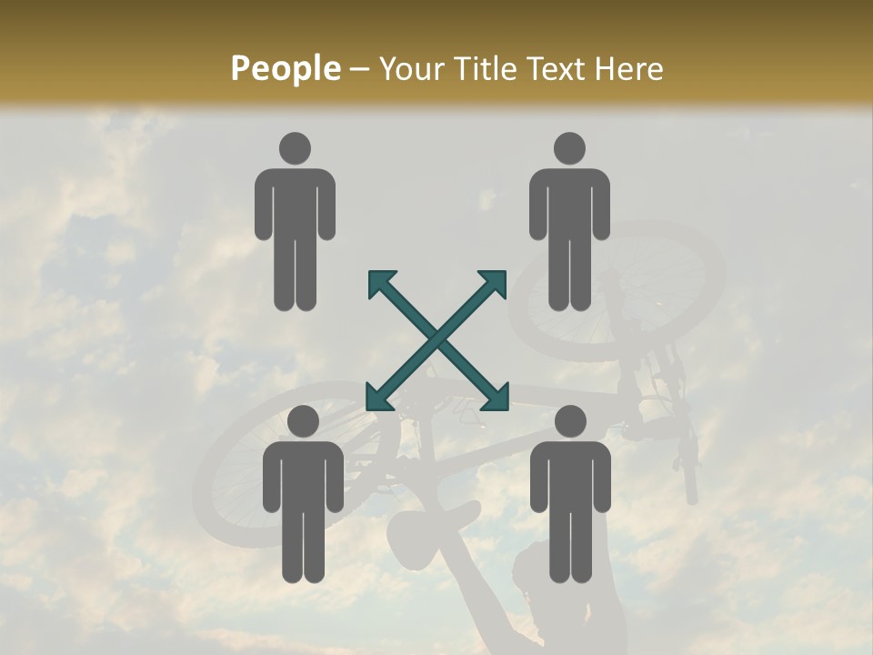 Fitness Ride Young PowerPoint Template